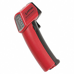 INFRARED THERMOMETER, FOC SPOT SZ/DIST 1 IN AT 8 IN, 9V, 500 MSEC RESPONSE, TEMP ACC +/- 2.0%