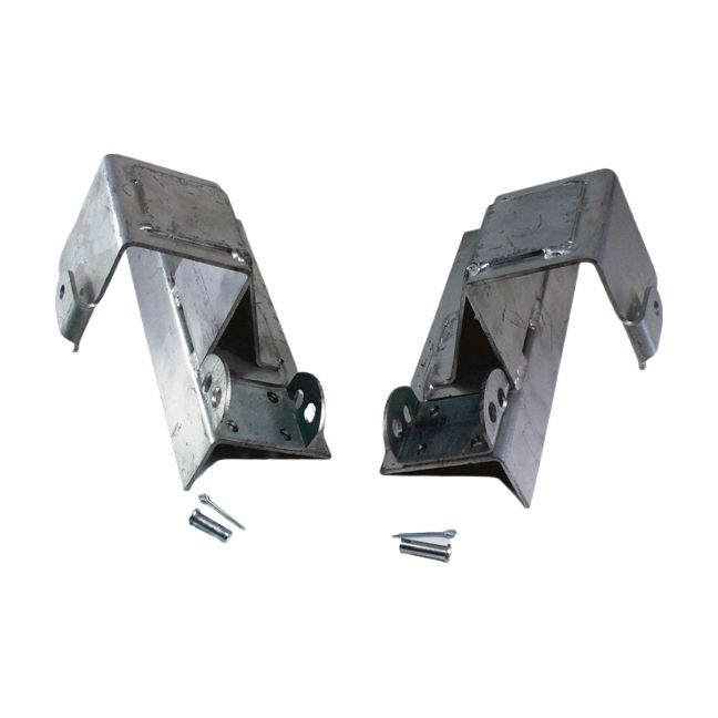 Bracket: Bottom, 3 in For Track Size - Max, Cotter Pin