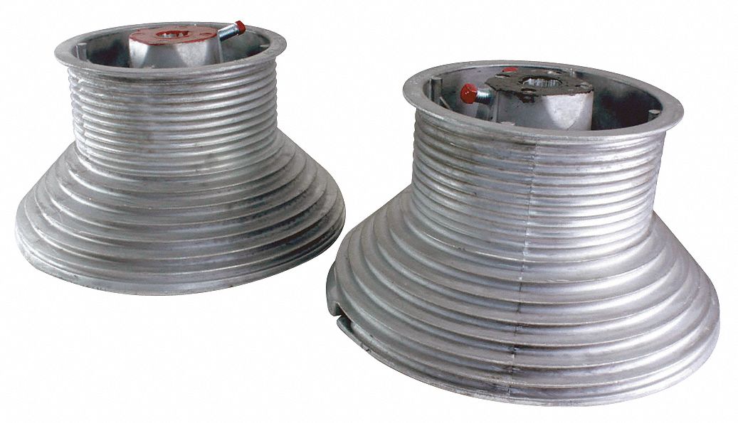 Cable Drum Set: Aluminum, 1 PR