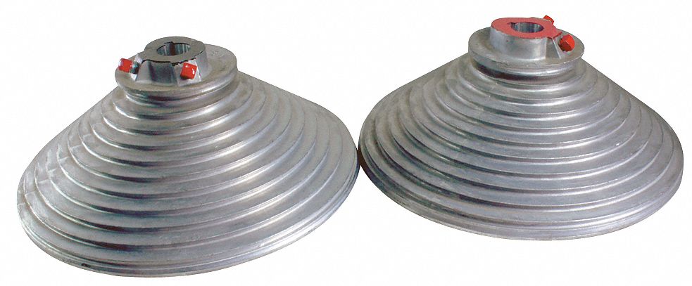 Cable Drum Set: Aluminum, 660 lb Load Rating - Max, Door, 1 PR