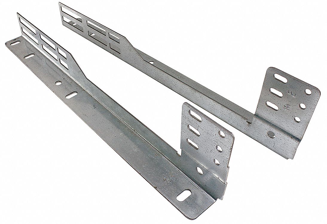 AMERICAN GARAGE DOOR SUPPLY, 1, PR, Flag Angle Slotted Bracket 36R908