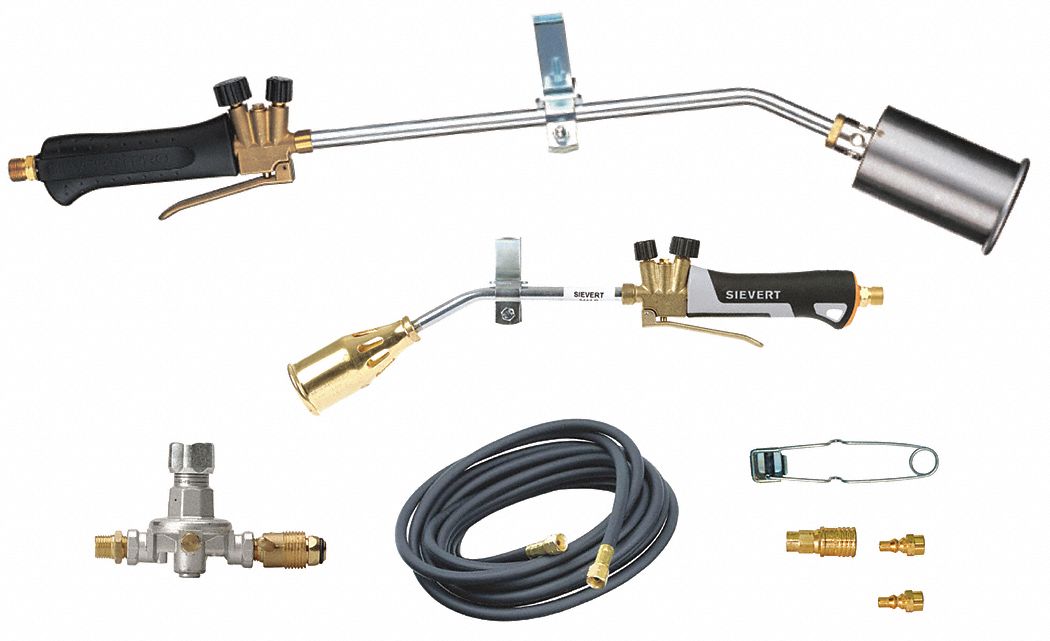 SIEVERT Adjustable Torch Kit, Propane, Manual, 3,400°F Propane Temp. 36RA93CS4459 Grainger