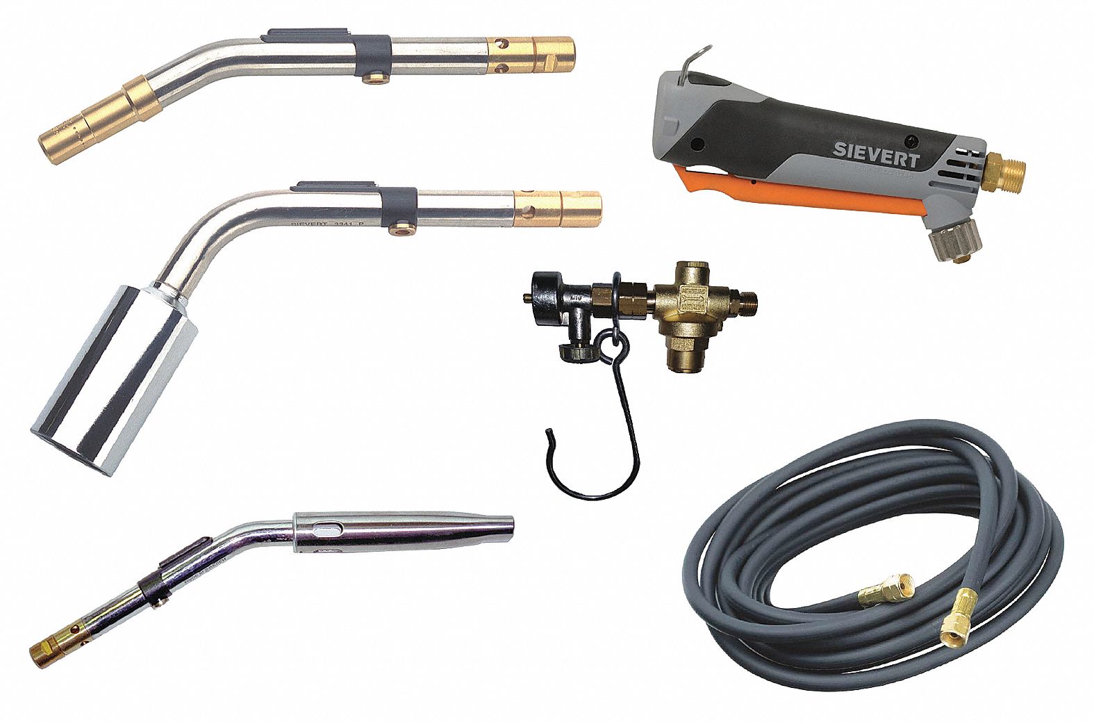 SIEVERT Standard Torch Kit, Propane, Instant On/Off, 3400°F Propane