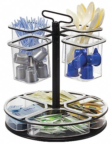 Officemate Condiment Organizer Countertop 11 In D 36rc67