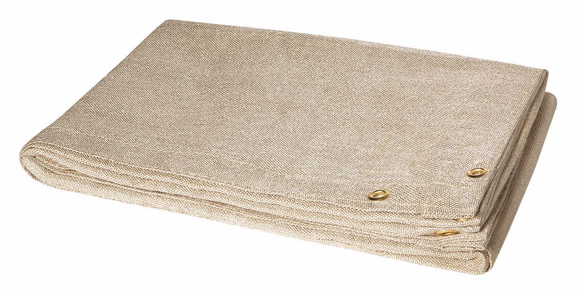 STEINER Uncoated Fiberglass Welding Blanket, 6 ft H x 6 ftW x 0.035 in