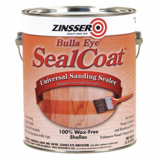 ZINSSER, Solvent, Clear, Sanding Sealer 36RD9800851 Grainger