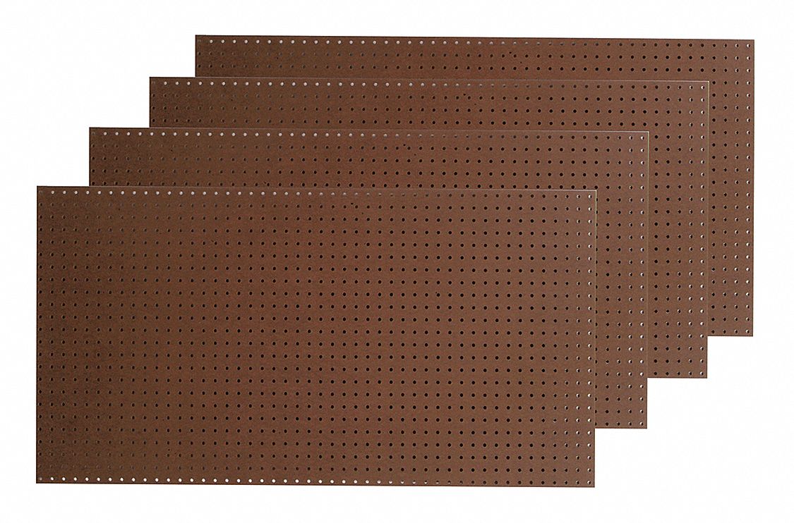 TEMPERED WOOD PEGBOARD Hardwood Pegboard Panel with 100 lb Load