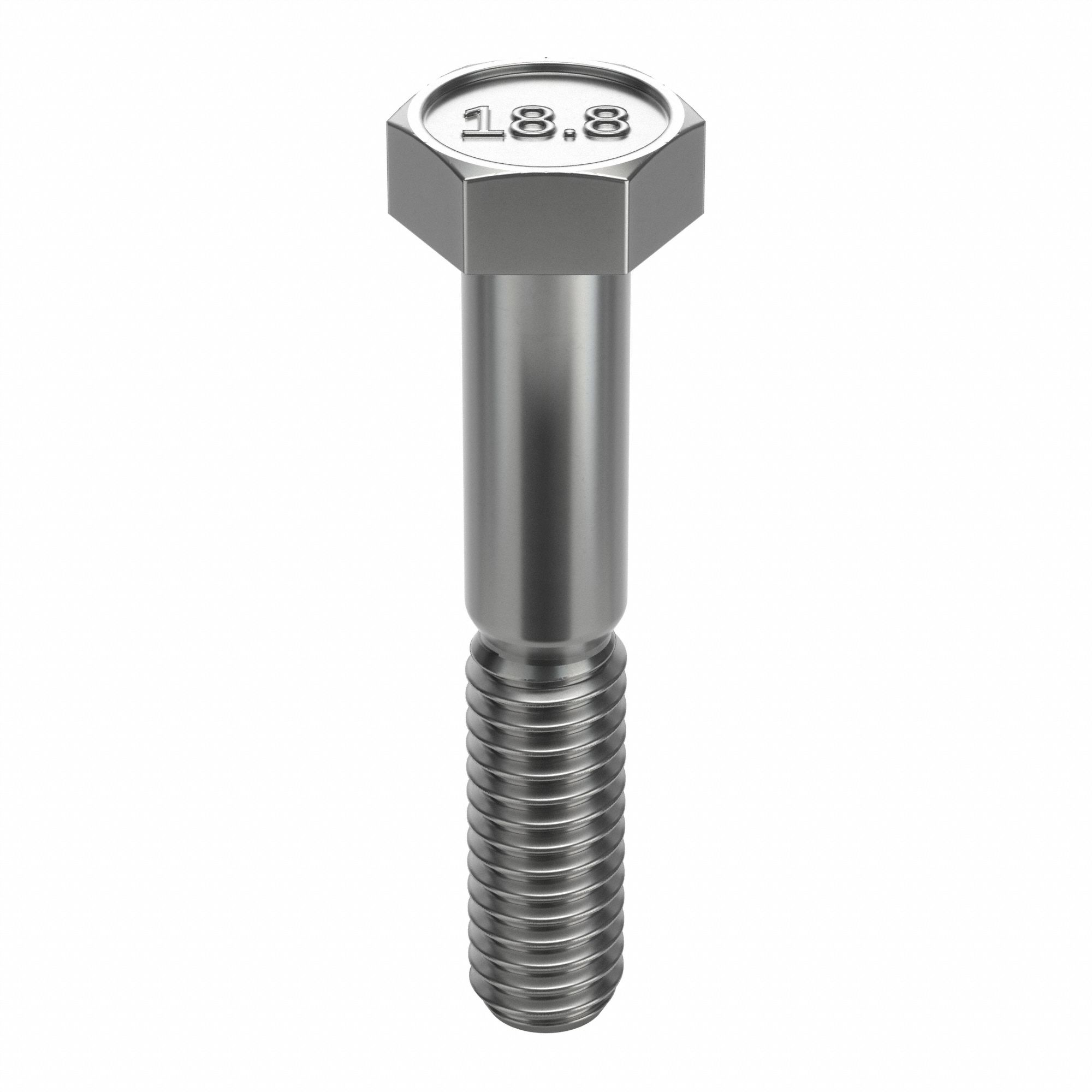 Hex Head Cap Screw: Stainless Steel, A2, NL-19, 1/4"-20, Coarse, 1 1/2 in lg, Inch, 50 PK