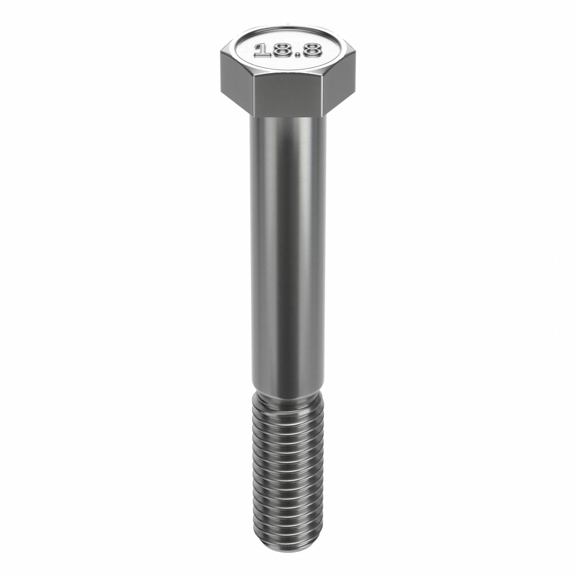 Hex Head Cap Screw: Stainless Steel, A2, NL-19, 1/2"-13, Coarse, 3 1/2 in lg, Globally Sourced, 5 PK