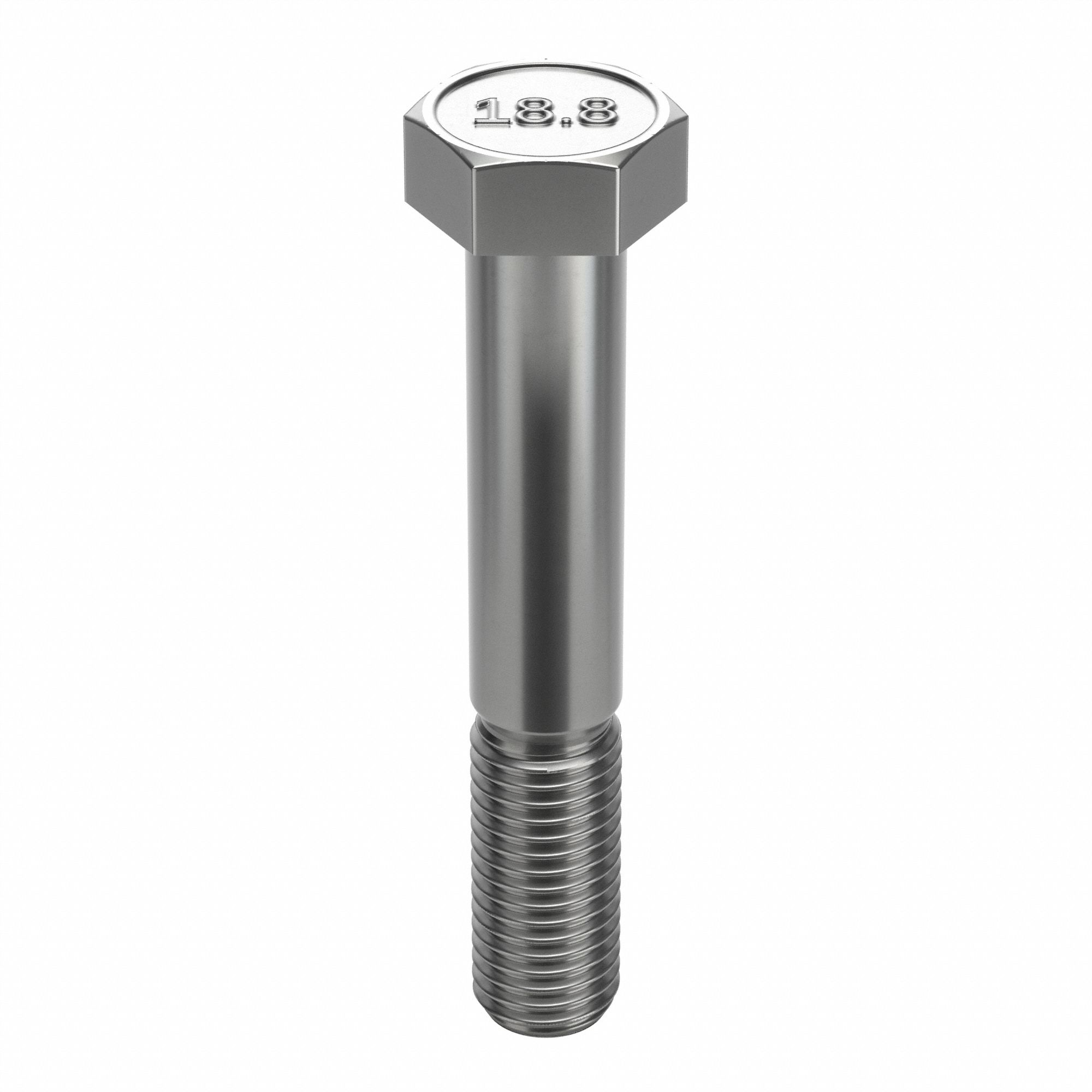 Hex Head Cap Screw: Stainless Steel, A2, NL-19, 3/4"-10, Coarse, 4 1/2 in lg, Globally Sourced, Inch