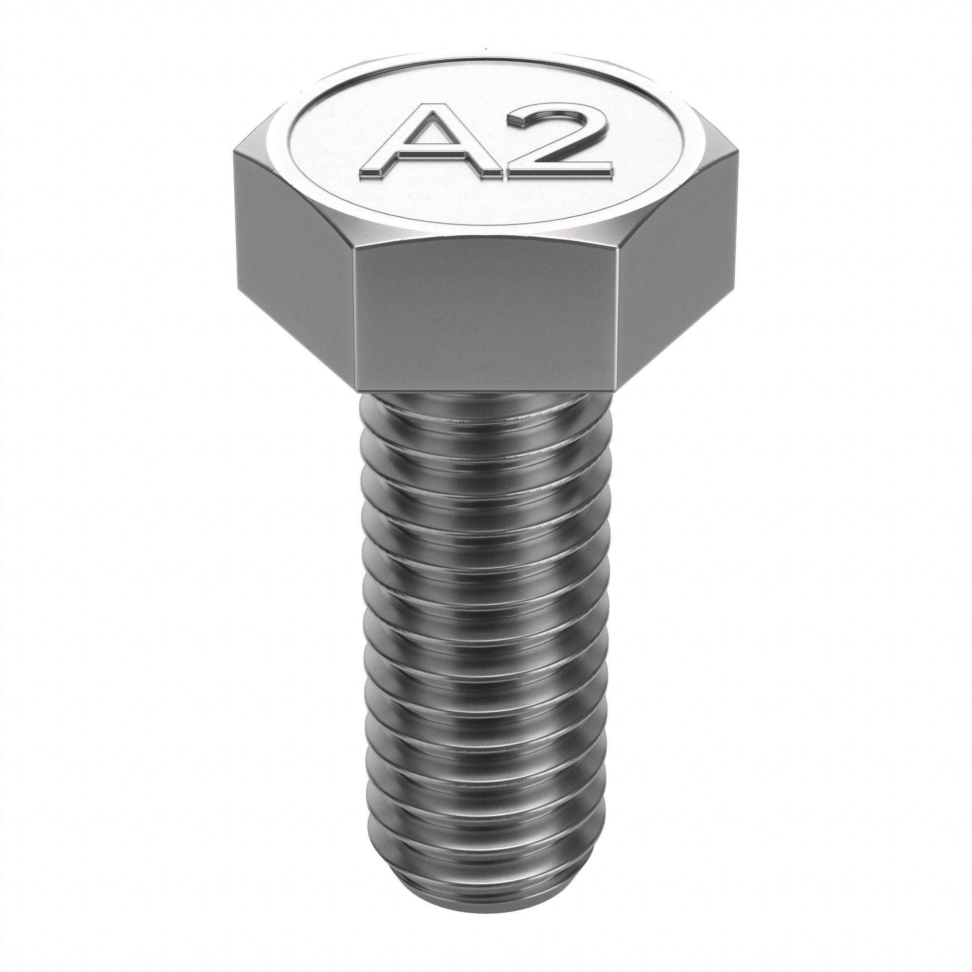 Hex Head Cap Screw: Stainless Steel, A2, NL-19, M6-1.00, Coarse, 12 mm lg, Globally Sourced, 100 PK