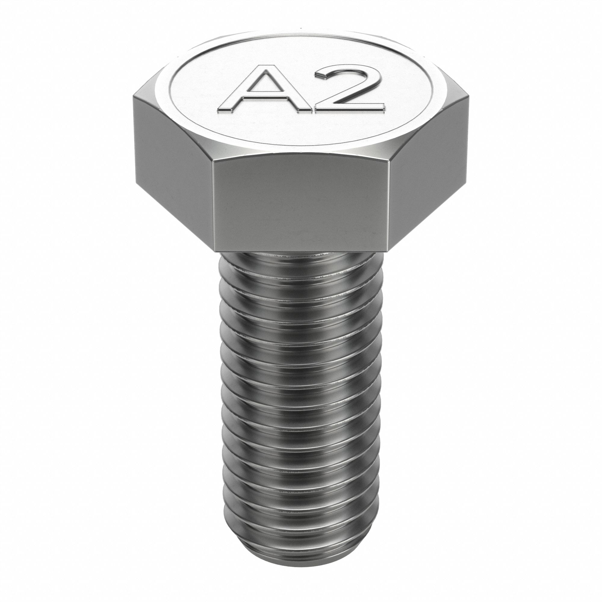 Hex Head Cap Screw: Stainless Steel, A2, NL-19, M10-1.50, Coarse, 25 mm lg, Globally Sourced, 10 PK