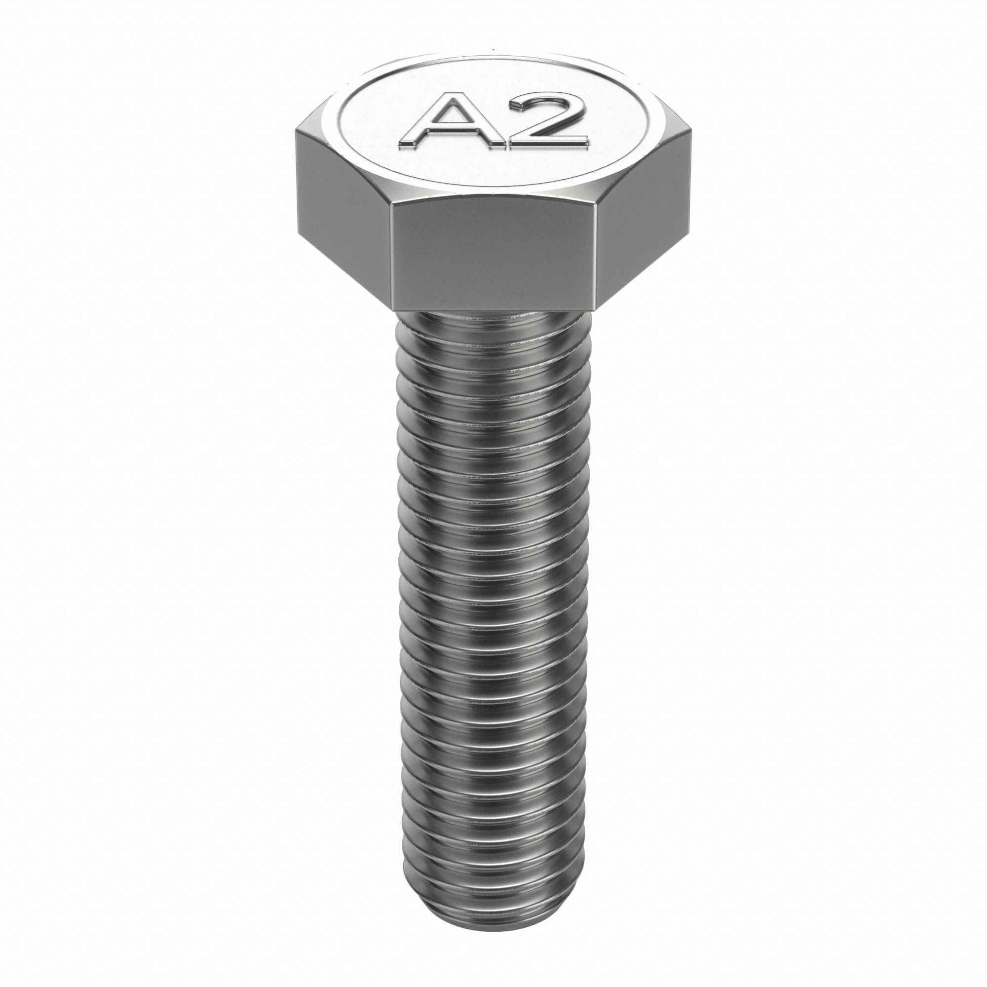 Hex Head Cap Screw: Stainless Steel, A2, NL-19, M10-1.50, Coarse, 35 mm lg, Globally Sourced, 10 PK