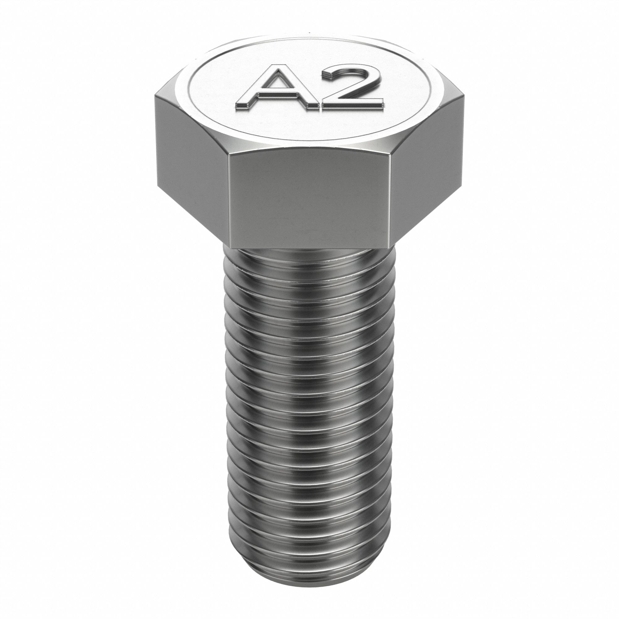 Hex Head Cap Screw: Stainless Steel, A2, NL-19, M20-2.50, Coarse, 50 mm lg, Globally Sourced, Metric