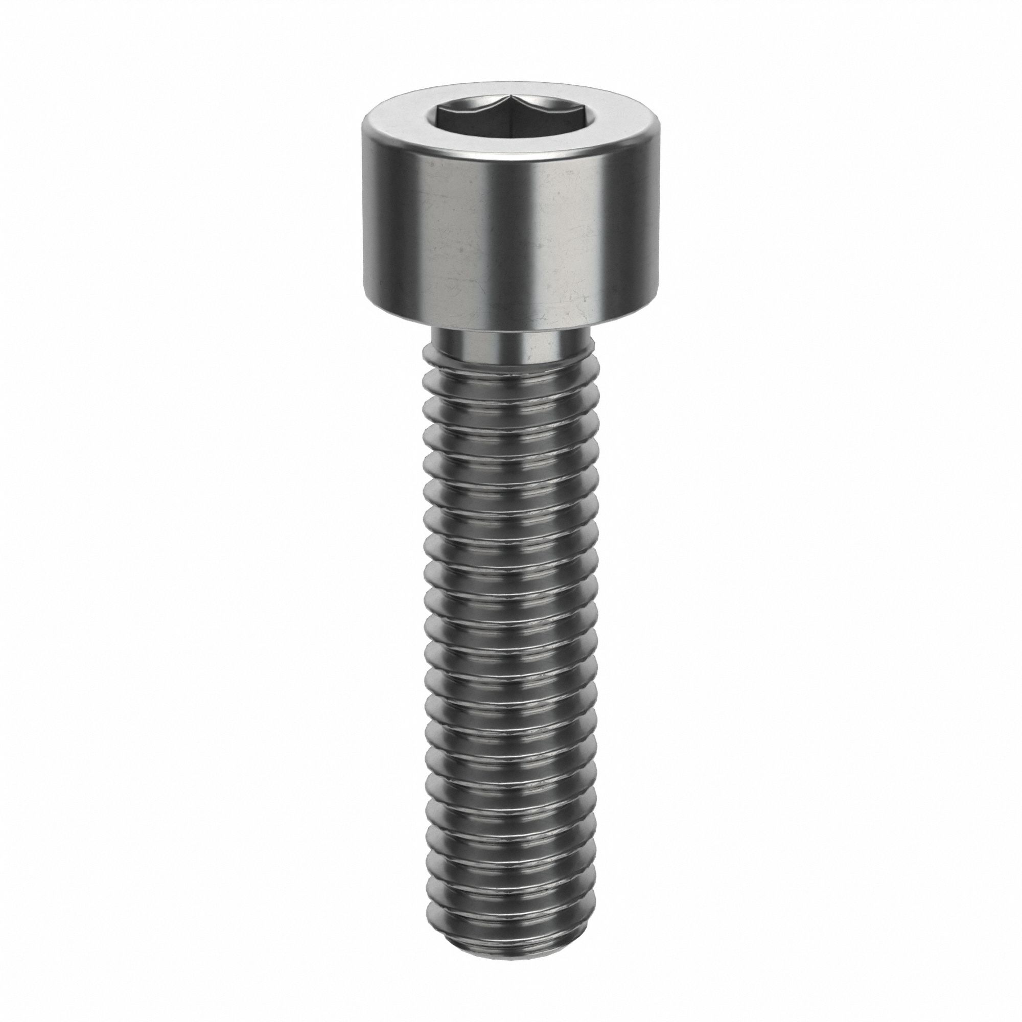 Socket Head Cap Screw: #10-32 Thread Size, 3/4 in Lg, Std, NL-19, Stainless Steel, 18-8, 100 PK
