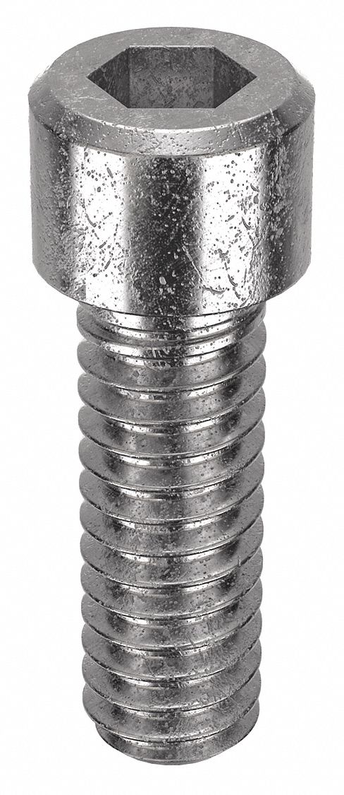 Socket Head Cap Screw: 1/4"-20 Thread Size, 3/4 in Lg, Std, NL-19, Stainless Steel, 18-8, 50 PK