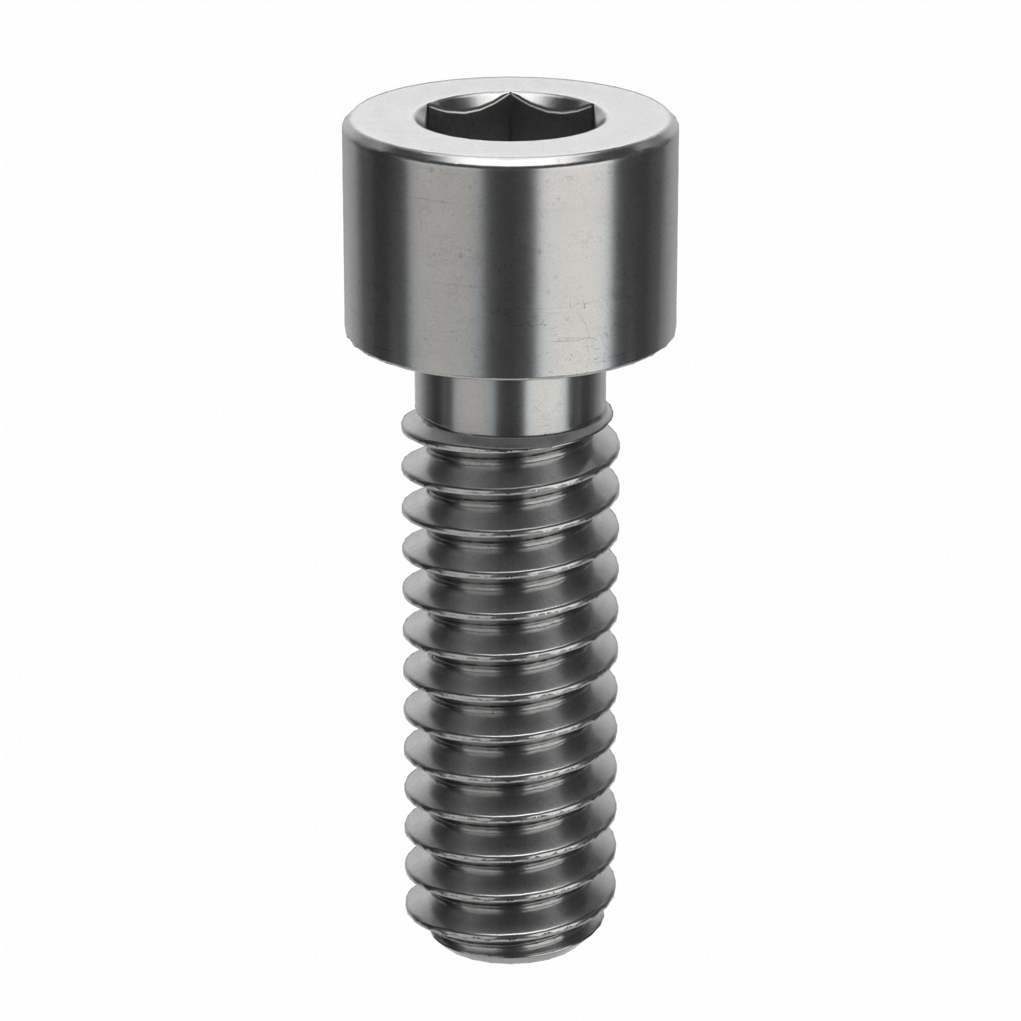 Socket Head Cap Screw: 1/4"-20 Thread Size, 3/4 in Lg, Std, NL-19, Stainless Steel, 316, 10 PK
