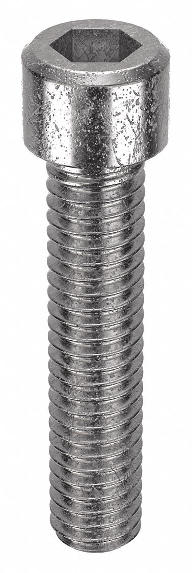 Socket Head Cap Screw: 5/16"-18 Thread Size, 1 1/2 in Lg, Std, NL-19, Stainless Steel, 18-8, 25 PK