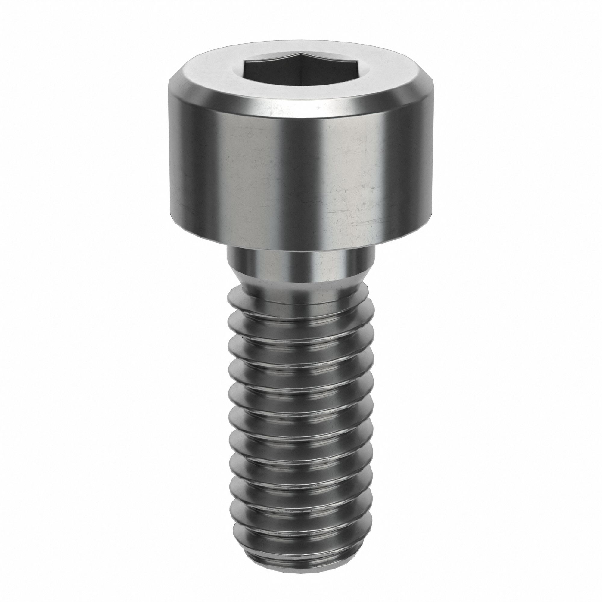 Socket Head Cap Screw: M4x0.70 Thread Size, 10 mm Lg, Std, NL-19, Stainless Steel, 18-8, 100 PK