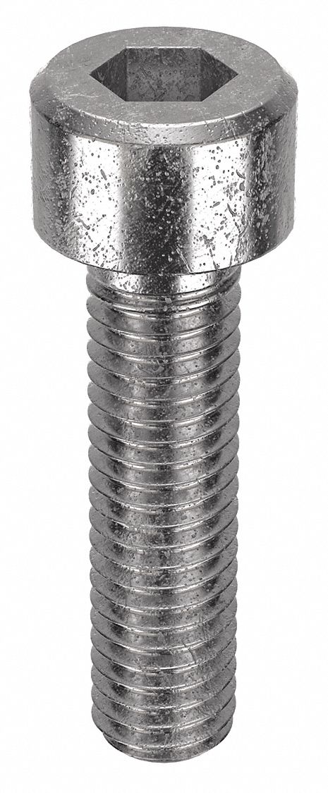 Socket Head Cap Screw: M5x0.80 Thread Size, 20 mm Lg, Std, NL-19, Stainless Steel, 18-8, 100 PK