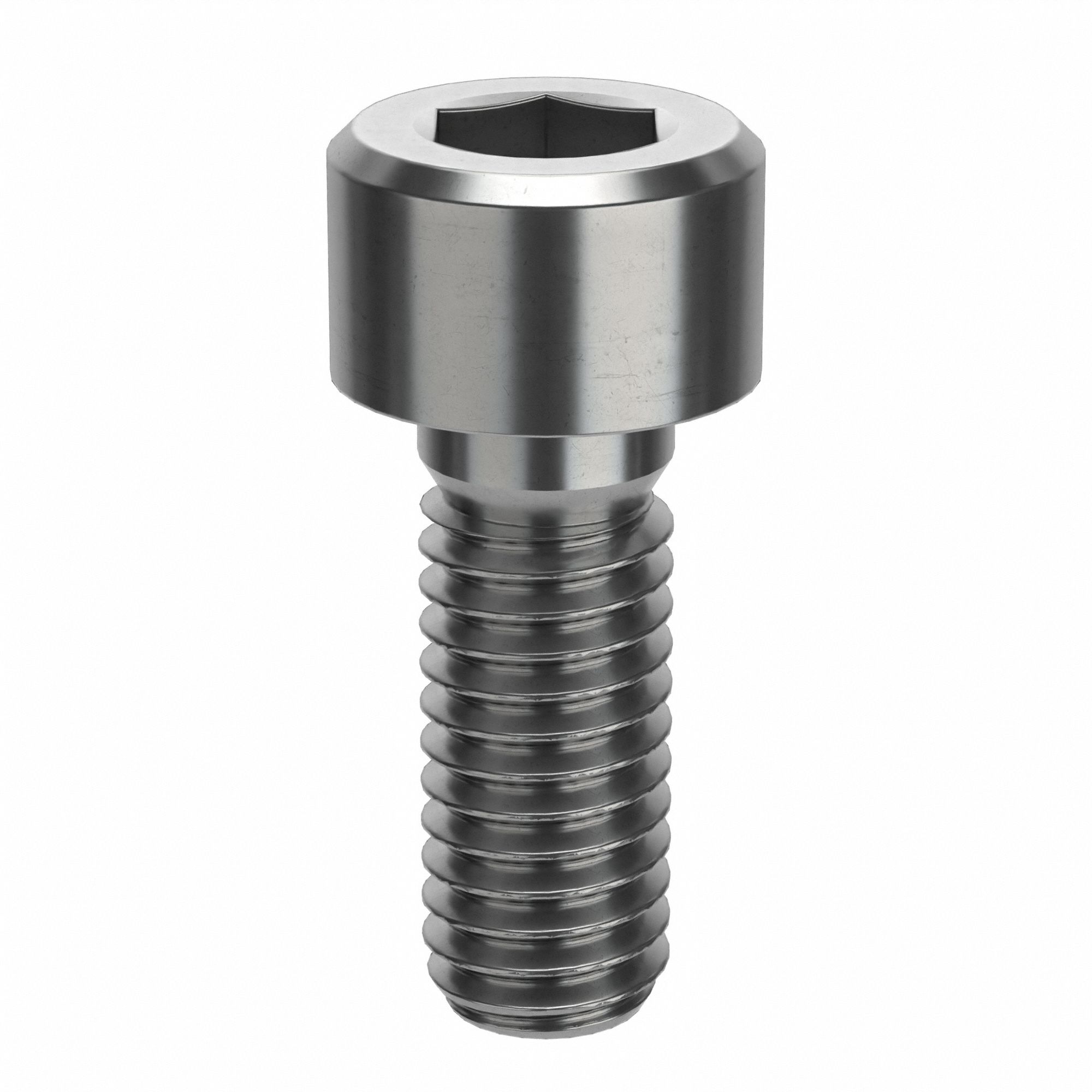 Socket Head Cap Screw: M6x1.00 Thread Size, 16 mm Lg, Std, NL-19, Stainless Steel, 18-8, 100 PK