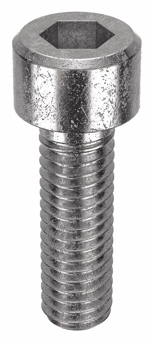Socket Head Cap Screw: M6x1.00 Thread Size, 20 mm Lg, Std, NL-19, Stainless Steel, 18-8, 100 PK