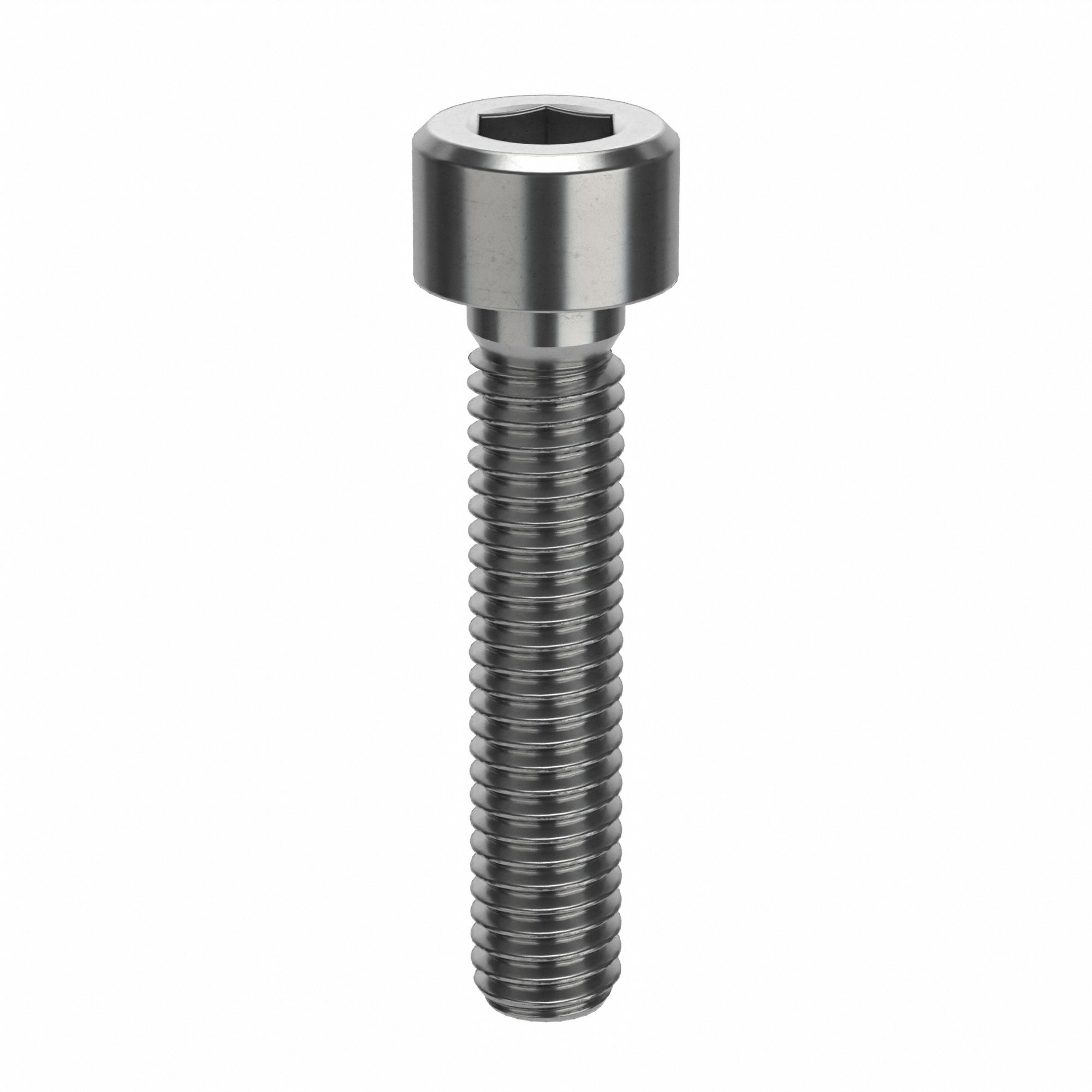 Socket Head Cap Screw: M6x1.00 Thread Size, 30 mm Lg, Std, NL-19, Stainless Steel, 18-8, 50 PK