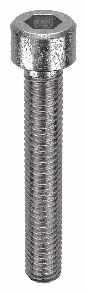 Socket Head Cap Screw: M6x1.00 Thread Size, 40 mm Lg, Std, NL-19, Stainless Steel, 18-8, 25 PK