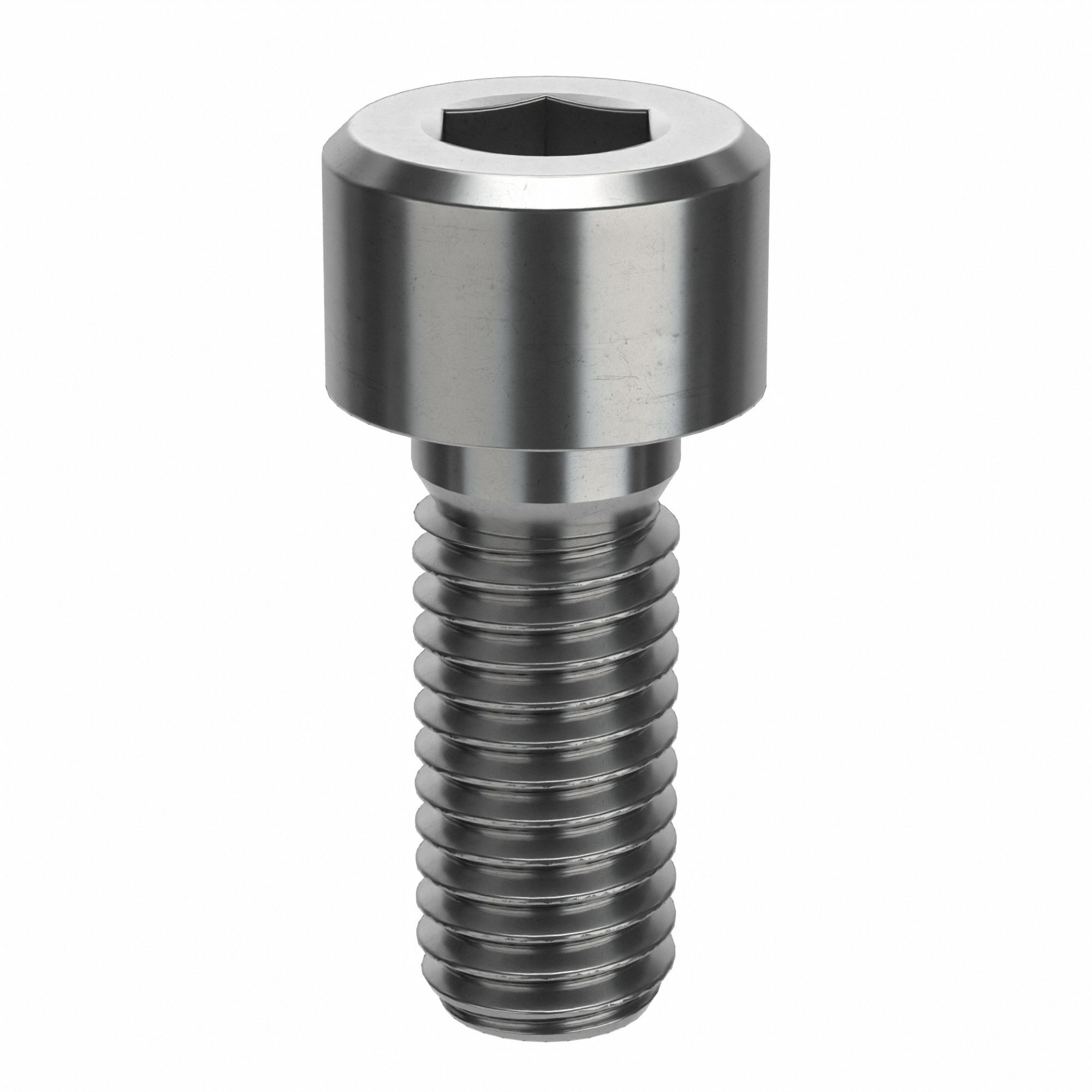 Socket Head Cap Screw: M8x1.25 Thread Size, 20 mm Lg, Std, NL-19, Stainless Steel, 18-8, 10 PK