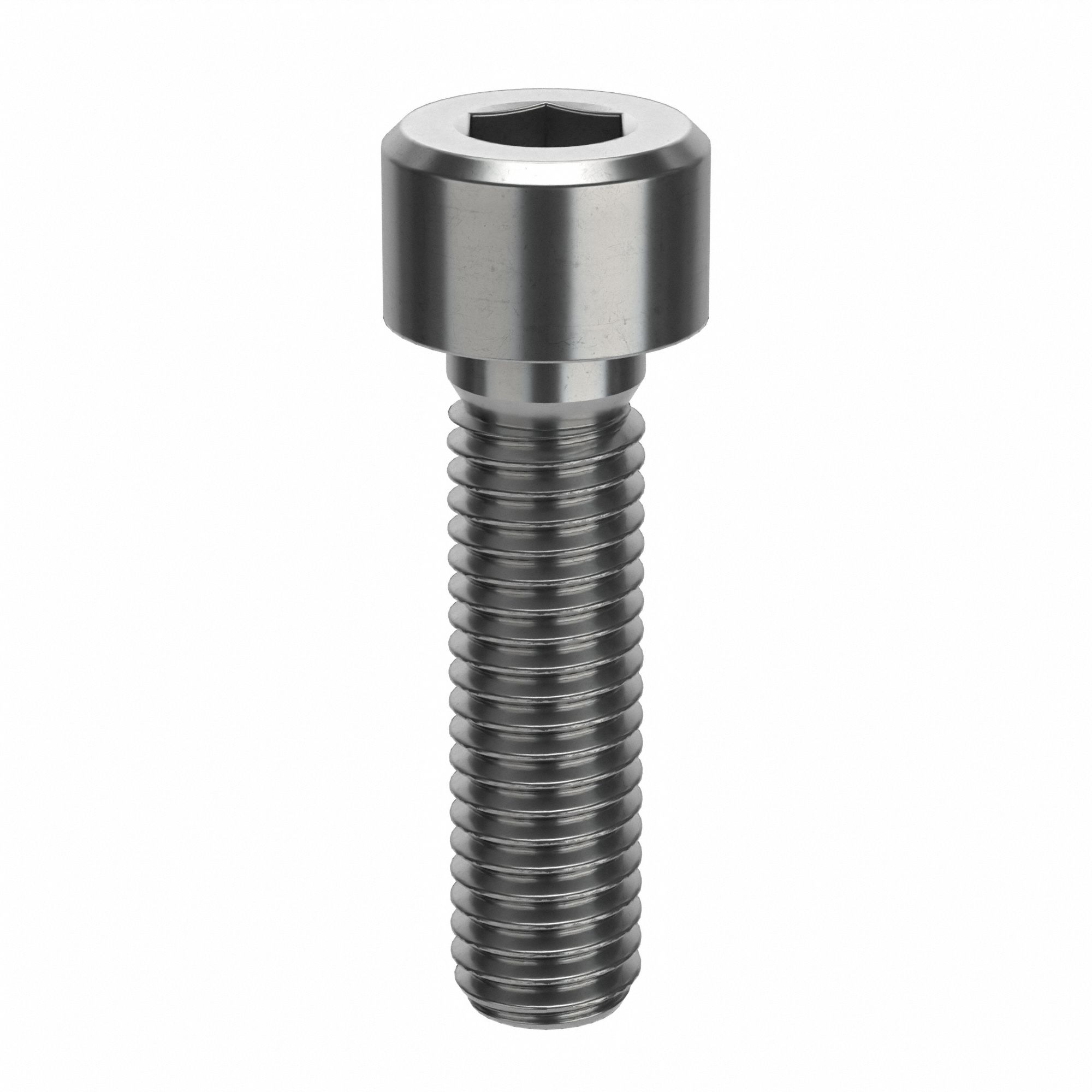 Socket Head Cap Screw: M8x1.25 Thread Size, 30 mm Lg, Std, NL-19, Stainless Steel, 18-8, 25 PK