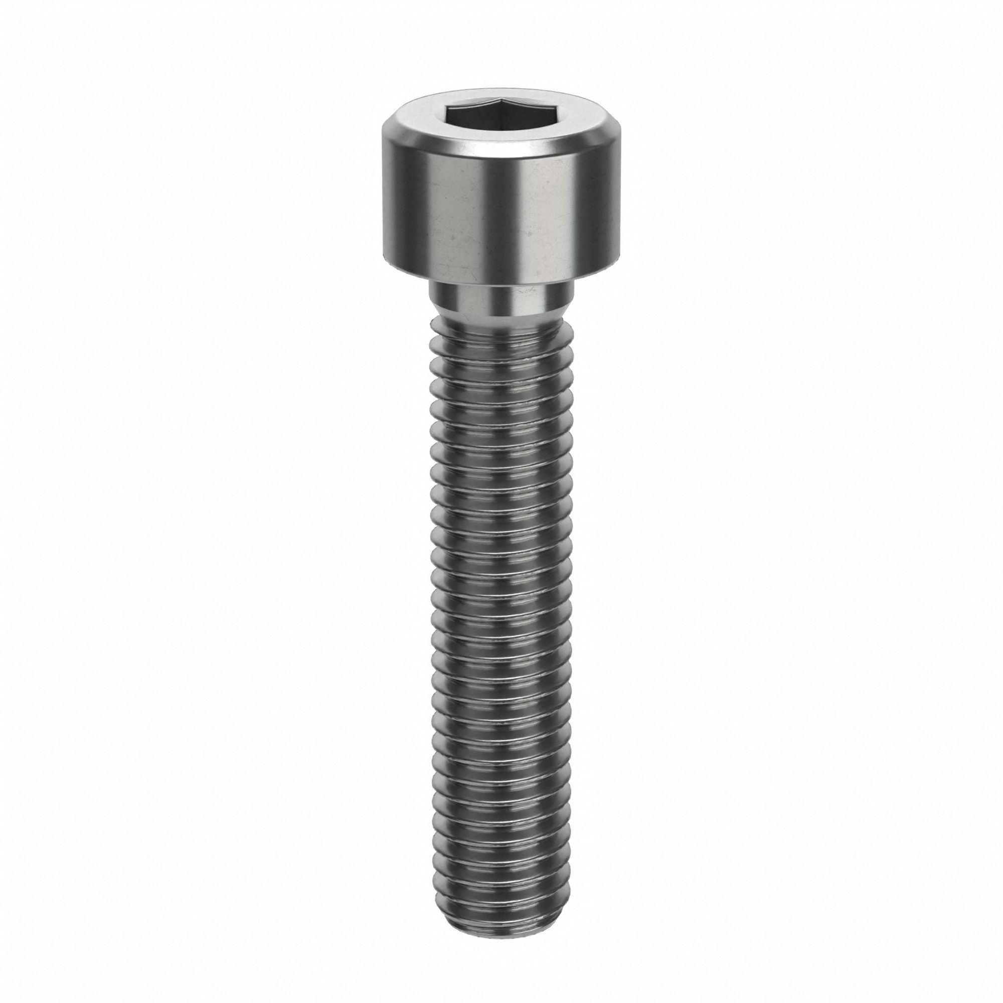 Socket Head Cap Screw: M8x1.25 Thread Size, 40 mm Lg, Std, NL-19, Stainless Steel, 18-8, 10 PK