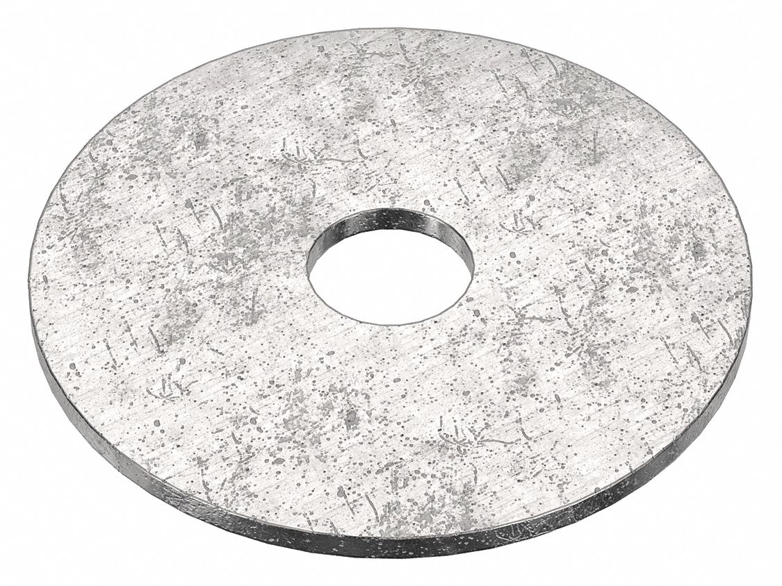 Large O.D. Oversized Washer: 18-8, Advanced Corrosion Resist, Stainless Steel, 18-8, 10 PK