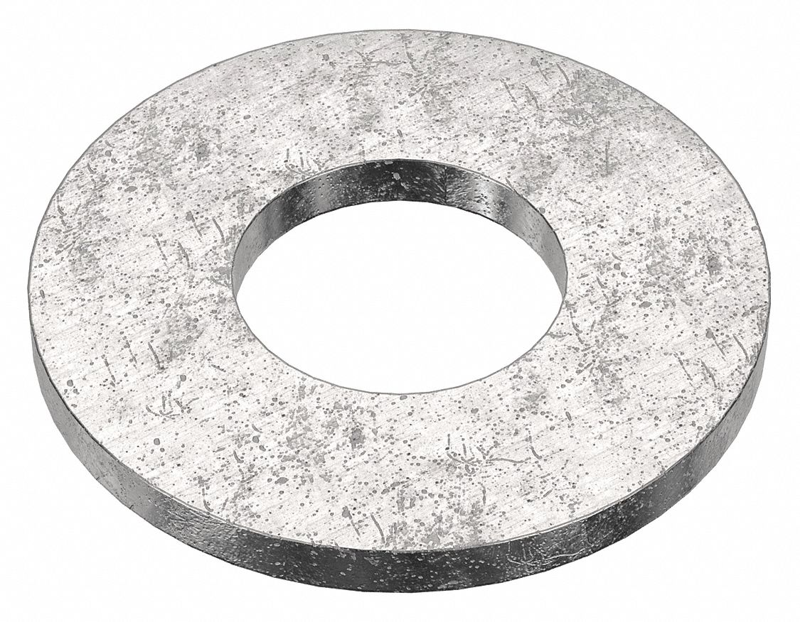 Flat Washer: 316, Advanced Corrosion Resist, Stainless Steel, 1/4 in Screw Sz, 316, 100 PK