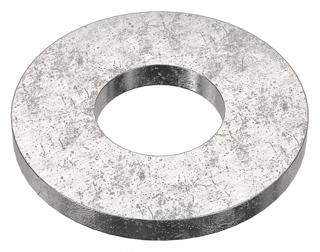 Flat Washer: 18-8, Advanced Corrosion Resist, Stainless Steel, #10 Screw Sz, 0.219 in In Dia, 50 PK