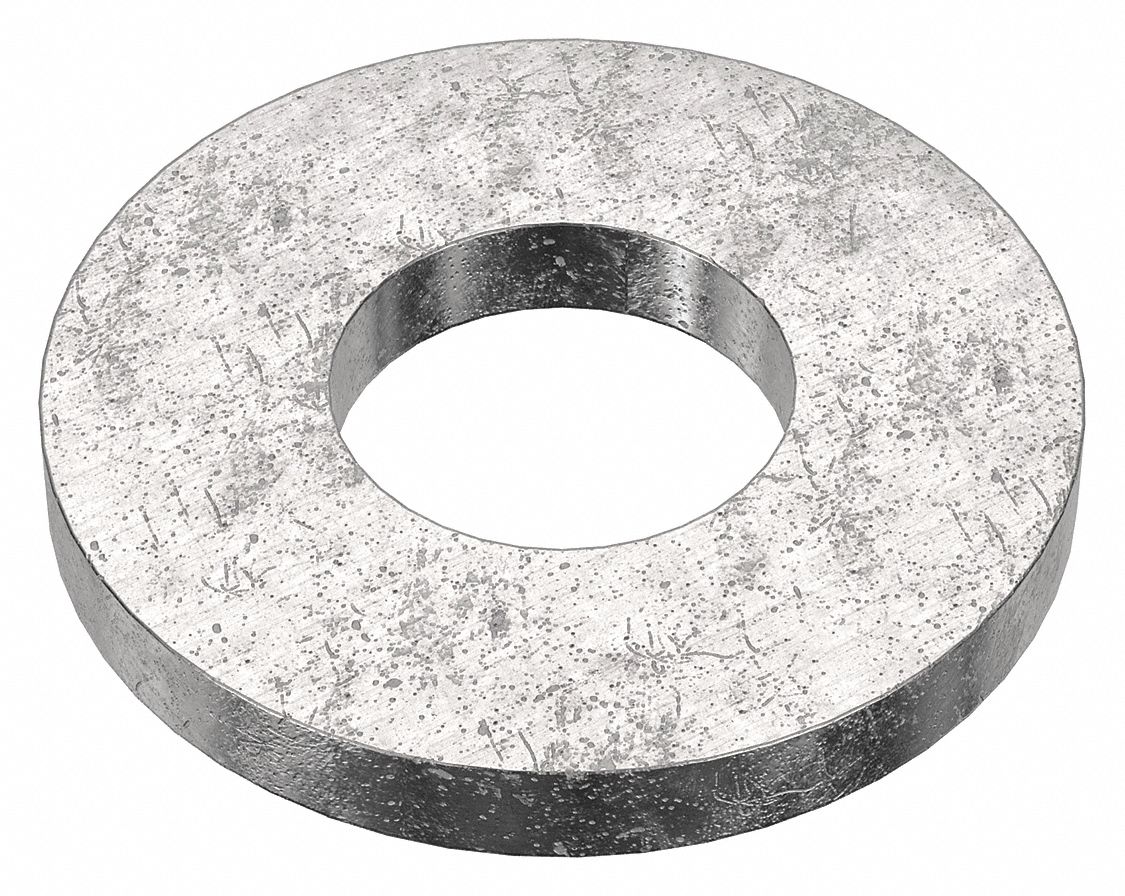 Flat Washer: 18-8, Advanced Corrosion Resist, Stainless Steel, #12 Screw Sz, 0.25 in In Dia, 100 PK