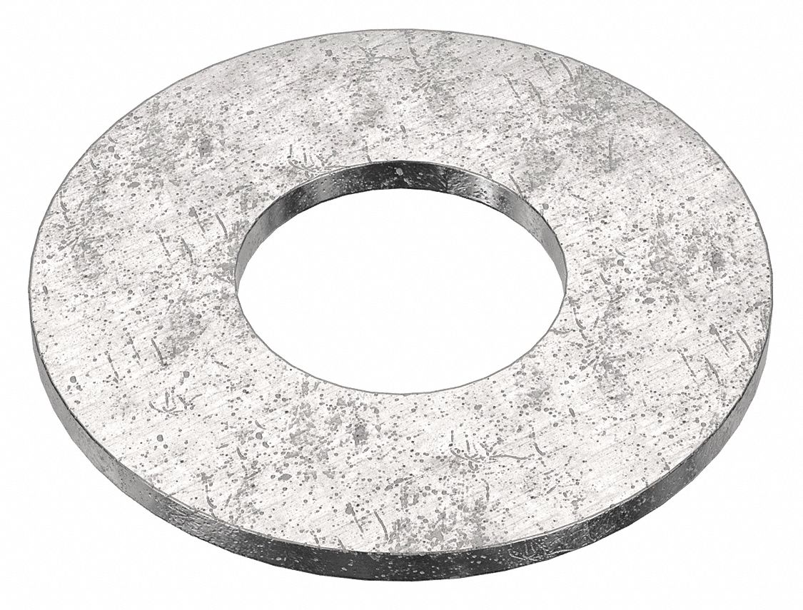Flat Washer: 18-8, Advanced Corrosion Resist, Stainless Steel, 7/16 in Screw Sz, 18-8, 25 PK