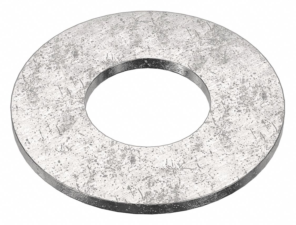 Flat Washer: 18-8, Advanced Corrosion Resist, Stainless Steel, 5/8 in Screw Sz, 18-8, 25 PK