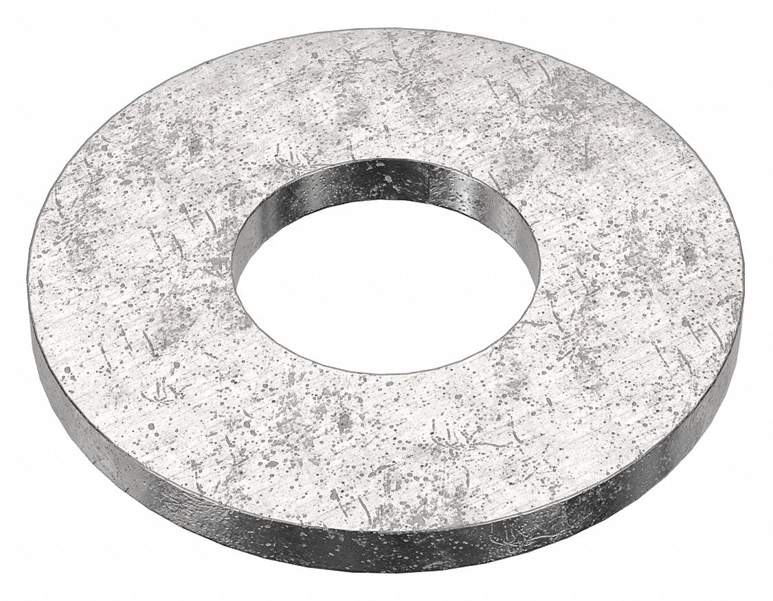 Flat Washer: 316, Advanced Corrosion Resist, Stainless Steel, #8 Screw Sz, 0.188 in In Dia, 100 PK