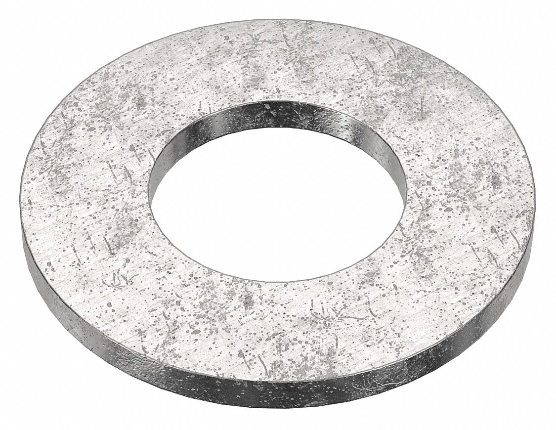 Flat Washer: 316, Advanced Corrosion Resist, Stainless Steel, 5/16 in Screw Sz, 316, 10 PK