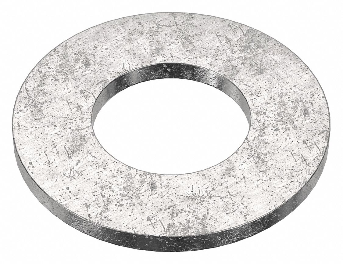 Flat Washer: 316, Advanced Corrosion Resist, Stainless Steel, 1/2 in Screw Sz, 0.531 in In Dia, 5 PK