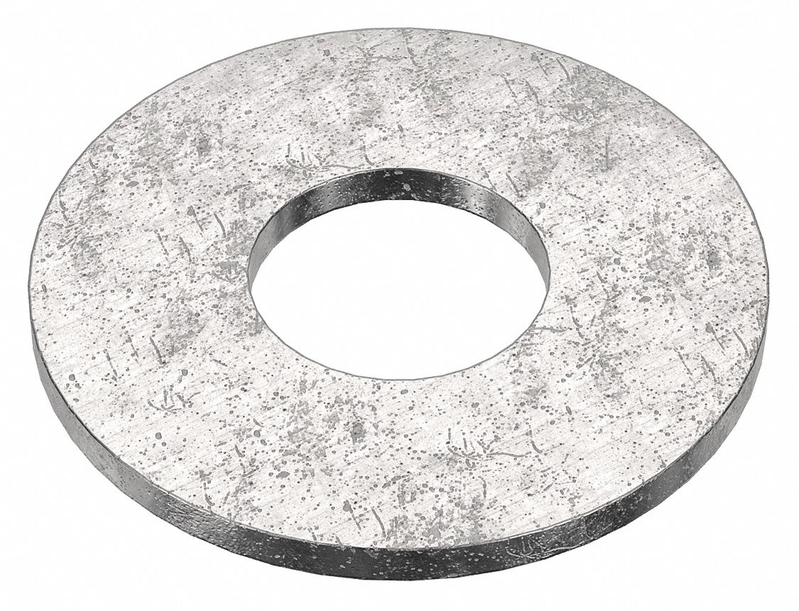 Flat Washer: 316, Advanced Corrosion Resist, Stainless Steel, 3/4 in Screw Sz, 2 in Out Dia, 10 PK