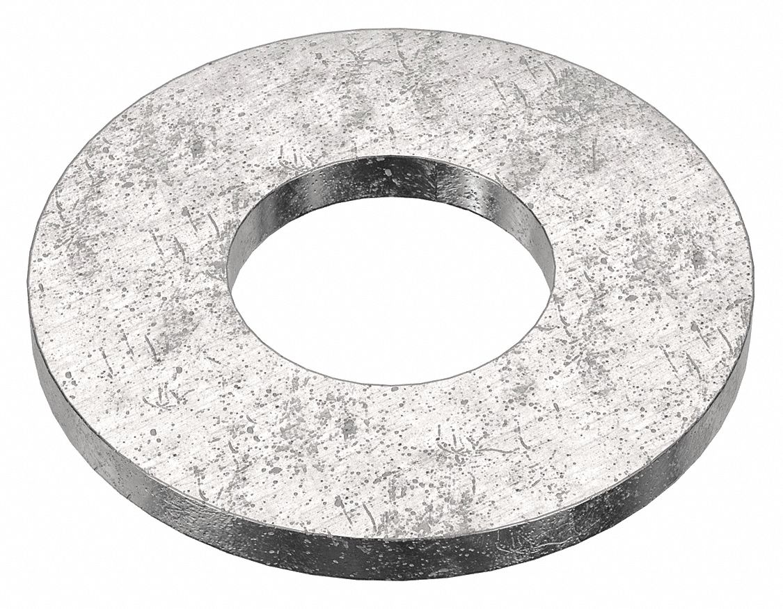 Mil. Spec. Flat Washer: 18-8, Advanced Corrosion Resist, Stainless Steel, 1/4 in Screw Sz, 50 PK