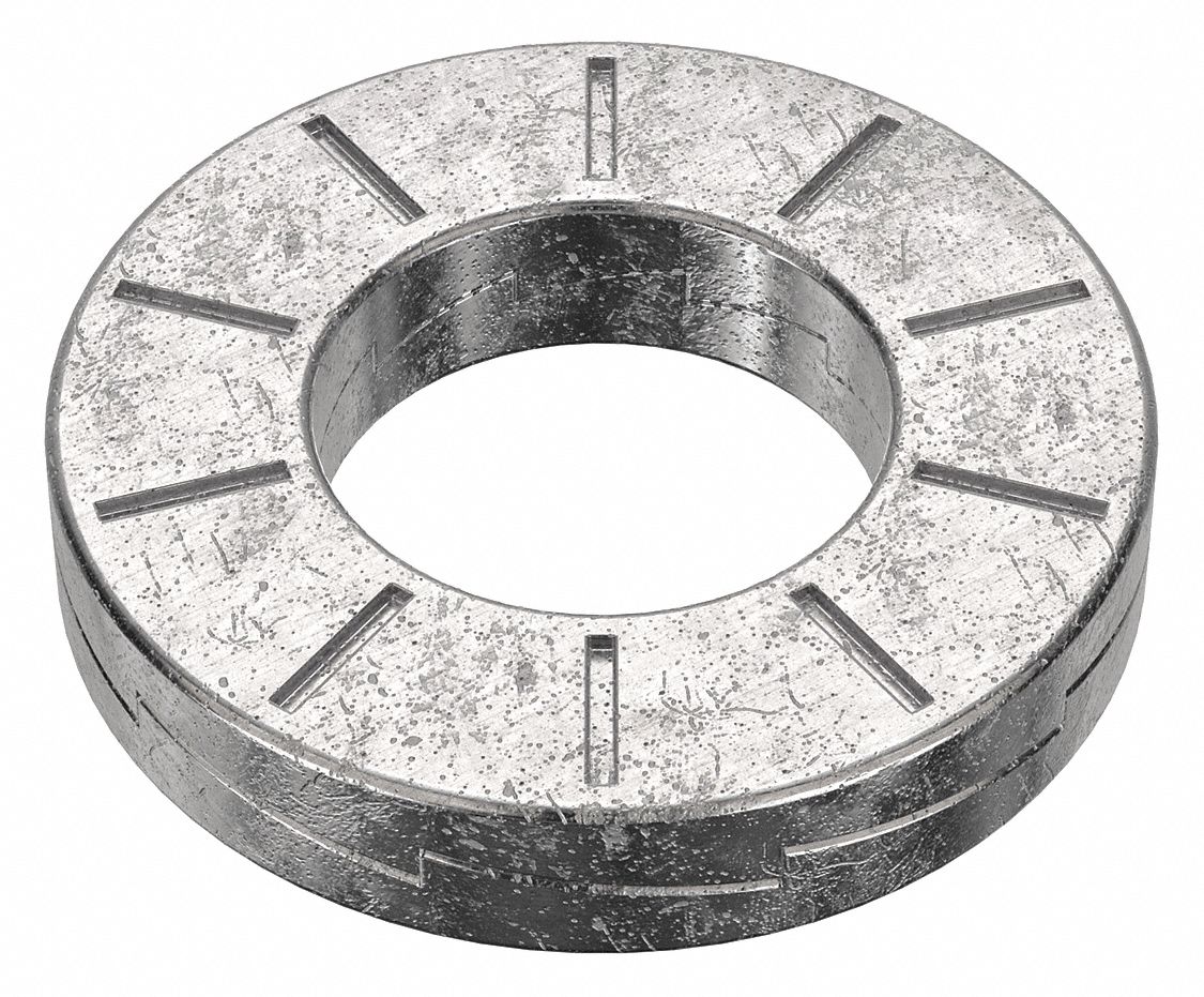 Wedge Lock Washer: Stainless Steel, M8 Screw Sz, 8.28 mm Max. Inside Dia, 3.02 mm Max Thick, 200 PK