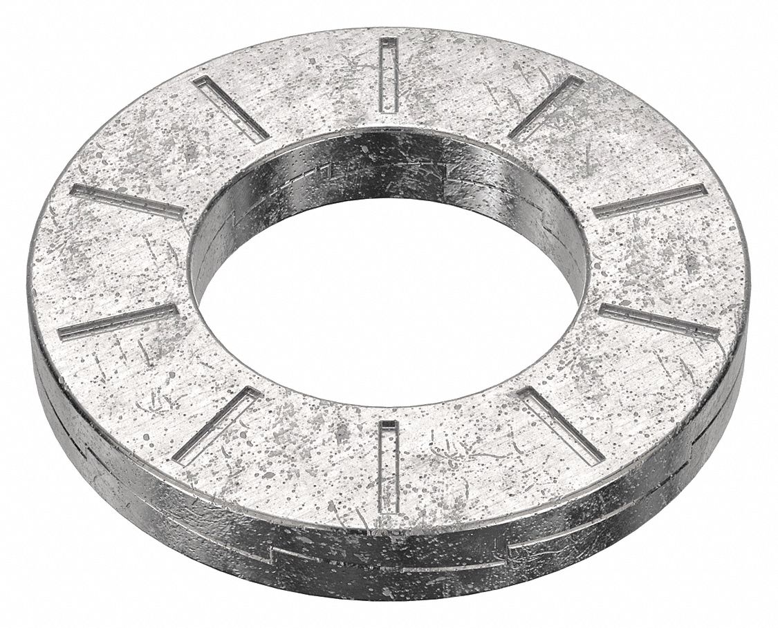 Wedge Lock Washer: Stainless Steel, M12 Screw Sz, 12.95 mm Max. Inside Dia, Not Reusable, 100 PK