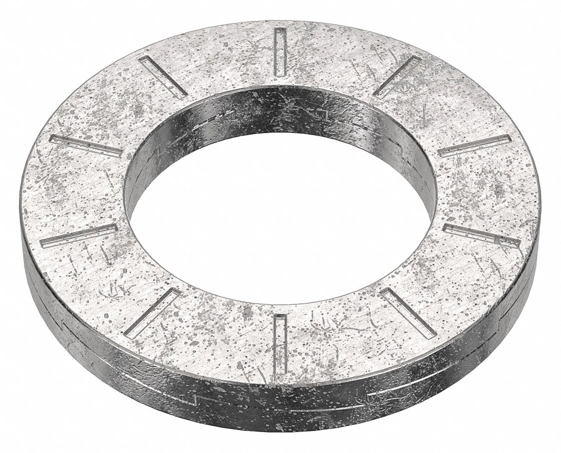 Wedge Lock Washer: Stainless Steel, M20 Screw Sz, 20.82 mm Max. Inside Dia, Not Reusable, 100 PK