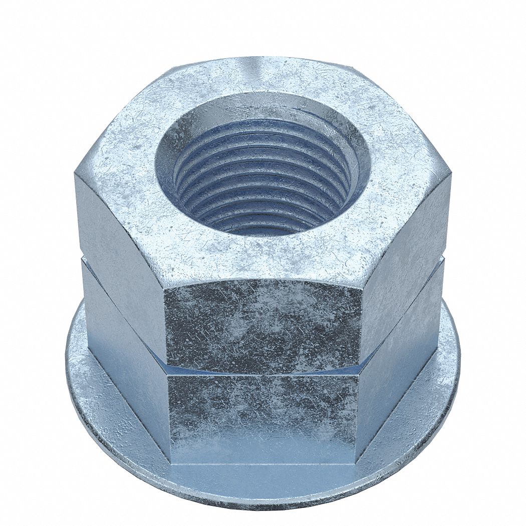 2-Piece Wedge, Std Hex, Lock Nut - 36RM12|NSF 206-01-565 - Grainger