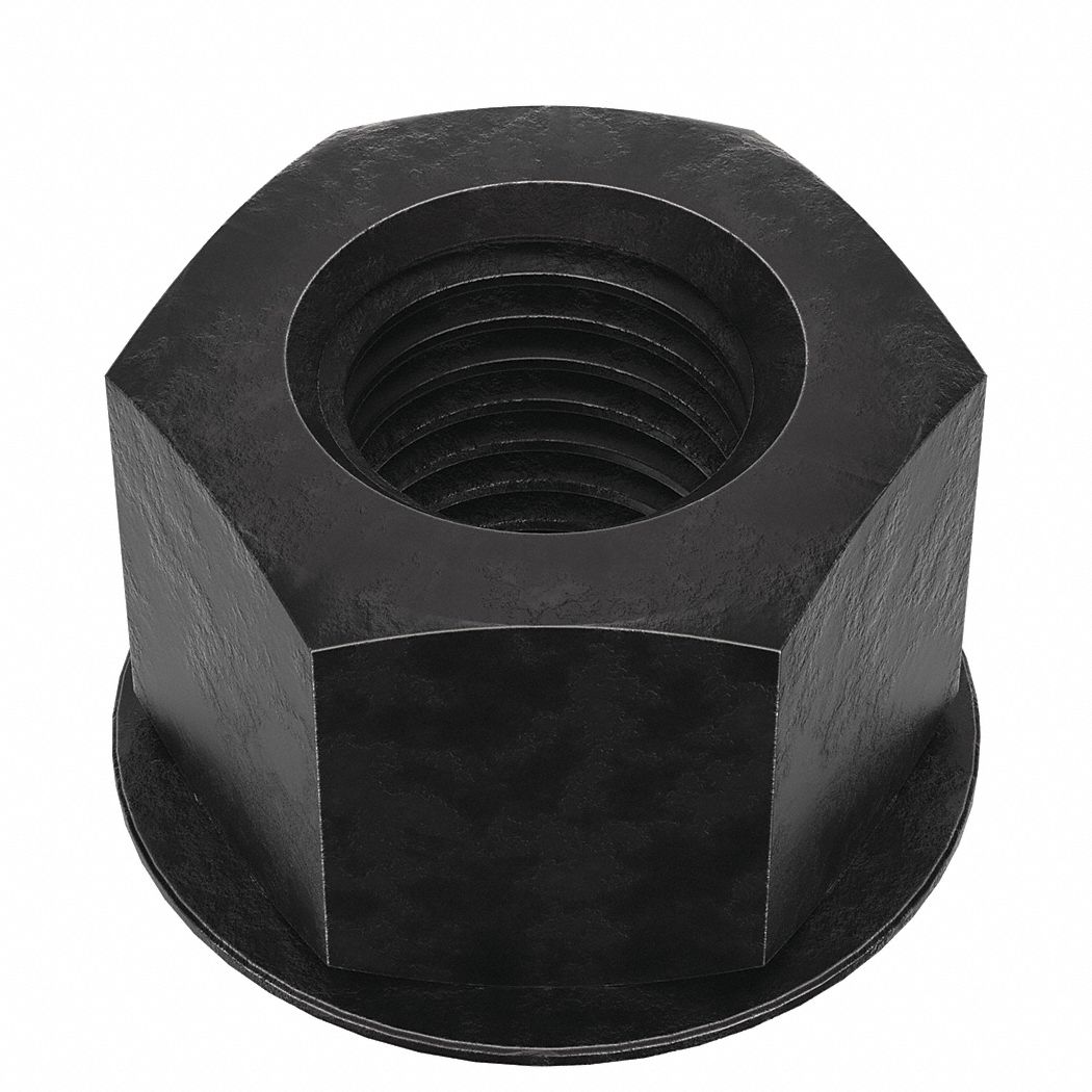Heavy Hex with Washer, 7/8"9 Thread Size, Lock Nut 36RM18DLTCN875 Grainger