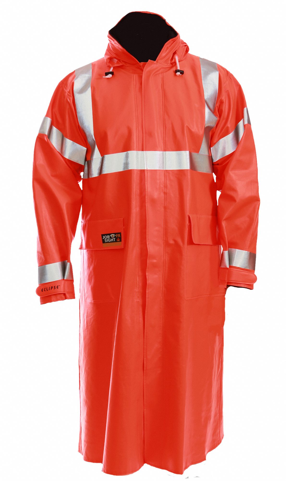 TINGLEY Arc Flash Rain Coat, PPE Category 2, High Visibility Yes