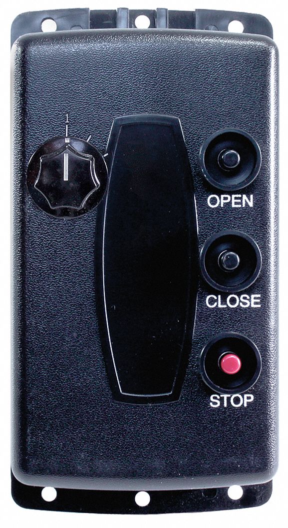 Radio Transmitter: Open-Close-Stop, Momentary Contacts, Indoor, Surface Mount