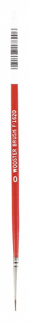 PINCEAU MARTRE ROUGE BASE HUILE TAILLE 0